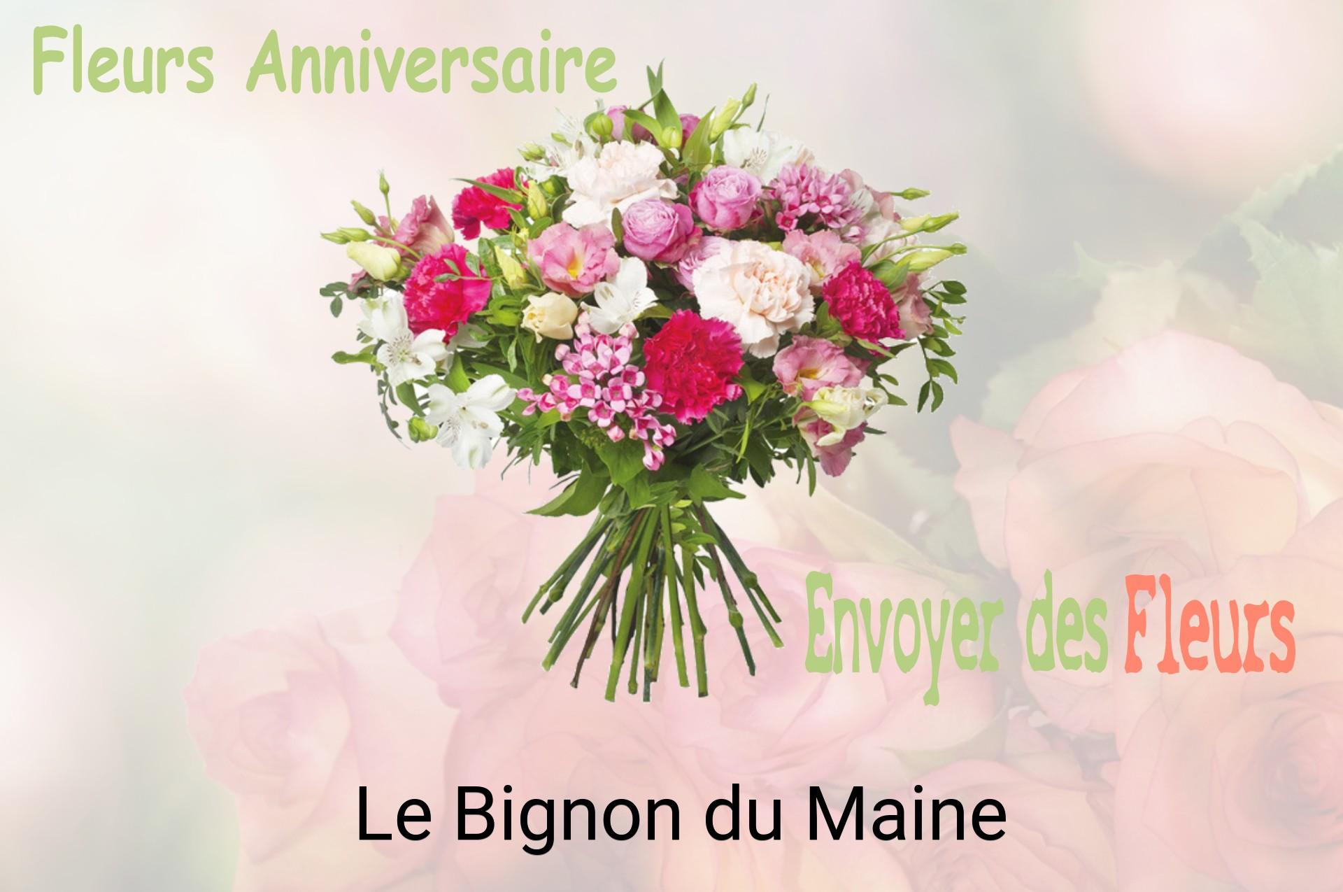 Bouquet de fleurs d’anniversaire livré à Le Bignon-du-Maine